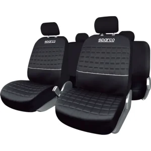 Acquista Ora Set coprisedili universali auto sparco "spc1042" nero/argento